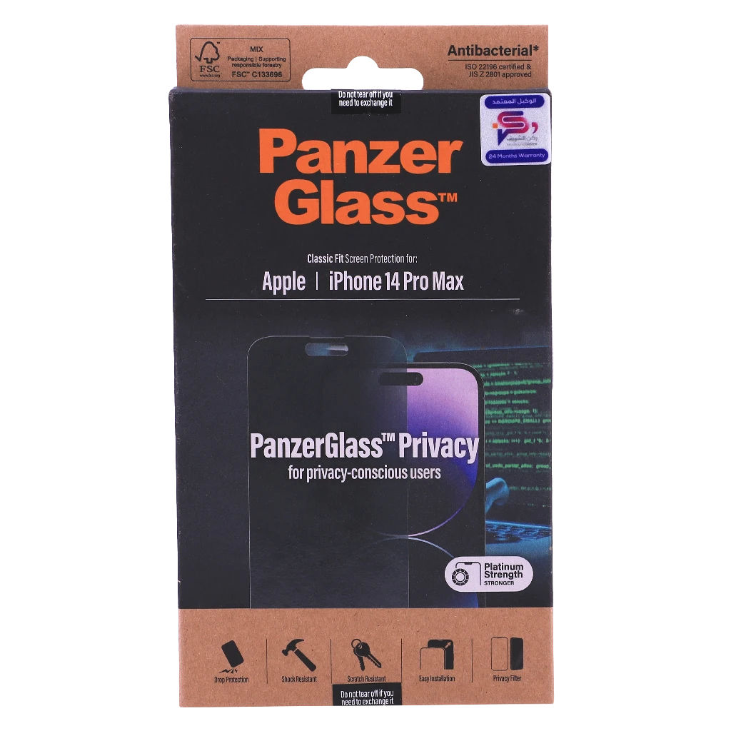 Panzer Glass Screen Protector for iPhone 14 Pro Max 