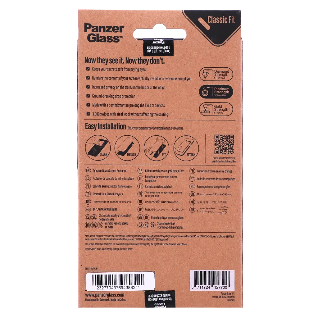Panzer Glass Screen Protector for iPhone 14 Pro Max  - view 2