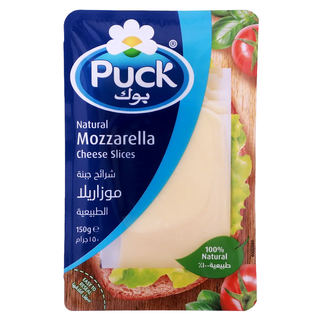 Puck Mozzarella Slices Cheese 150 gm - view 4