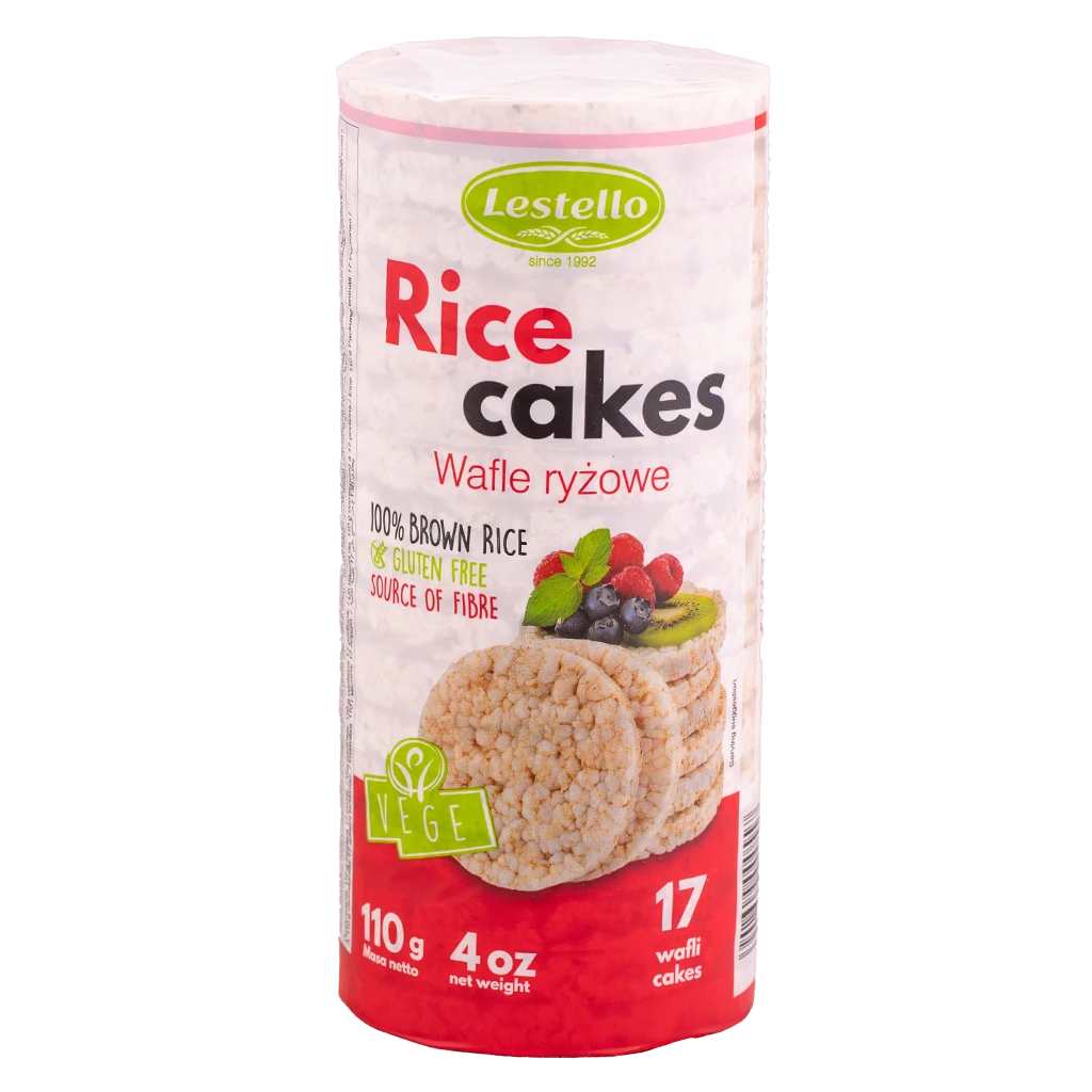 Lestello Rice Cakes Brown Natural Gluten Free 110 gm