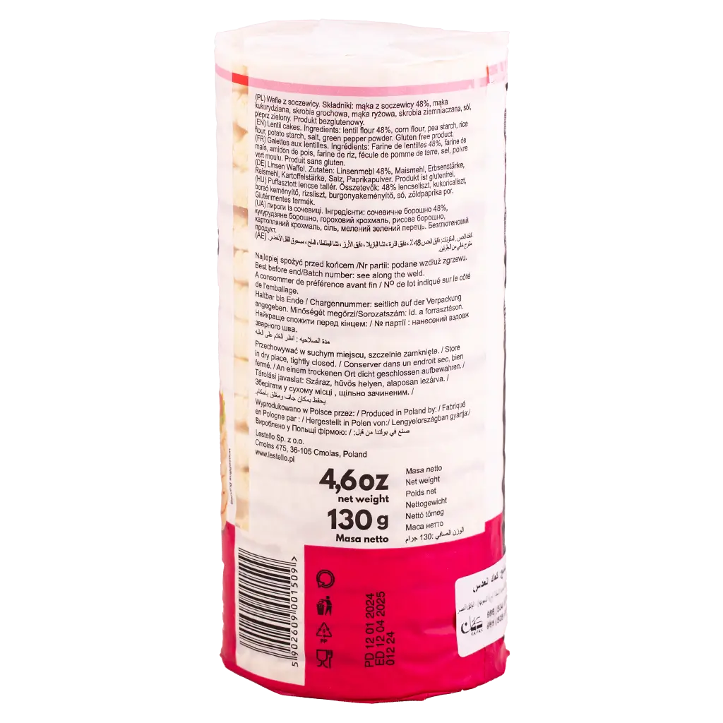 Lestello Lentils Cake Gluten Free 130 gm - view 2