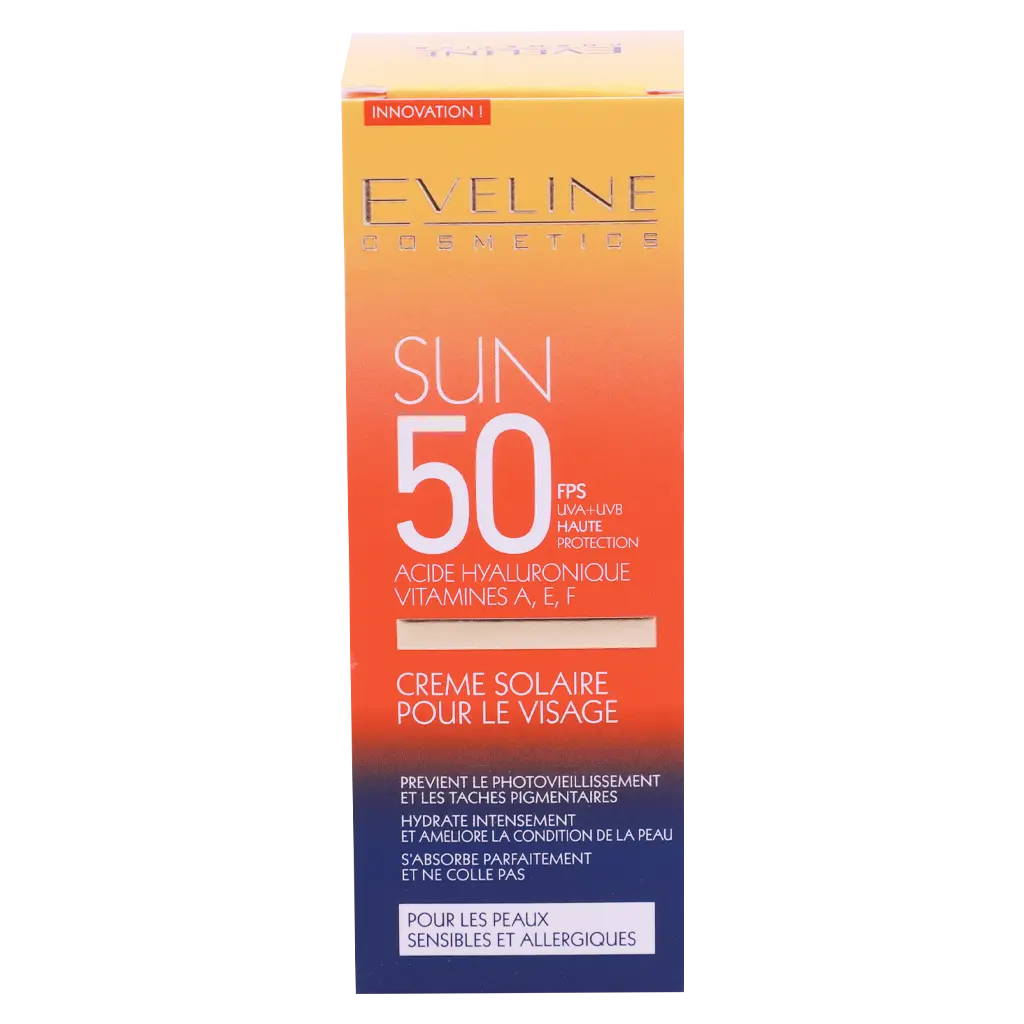 Eveline Sun Protection Face Cream Spf50 Sensetive Skin 50ml - view 2