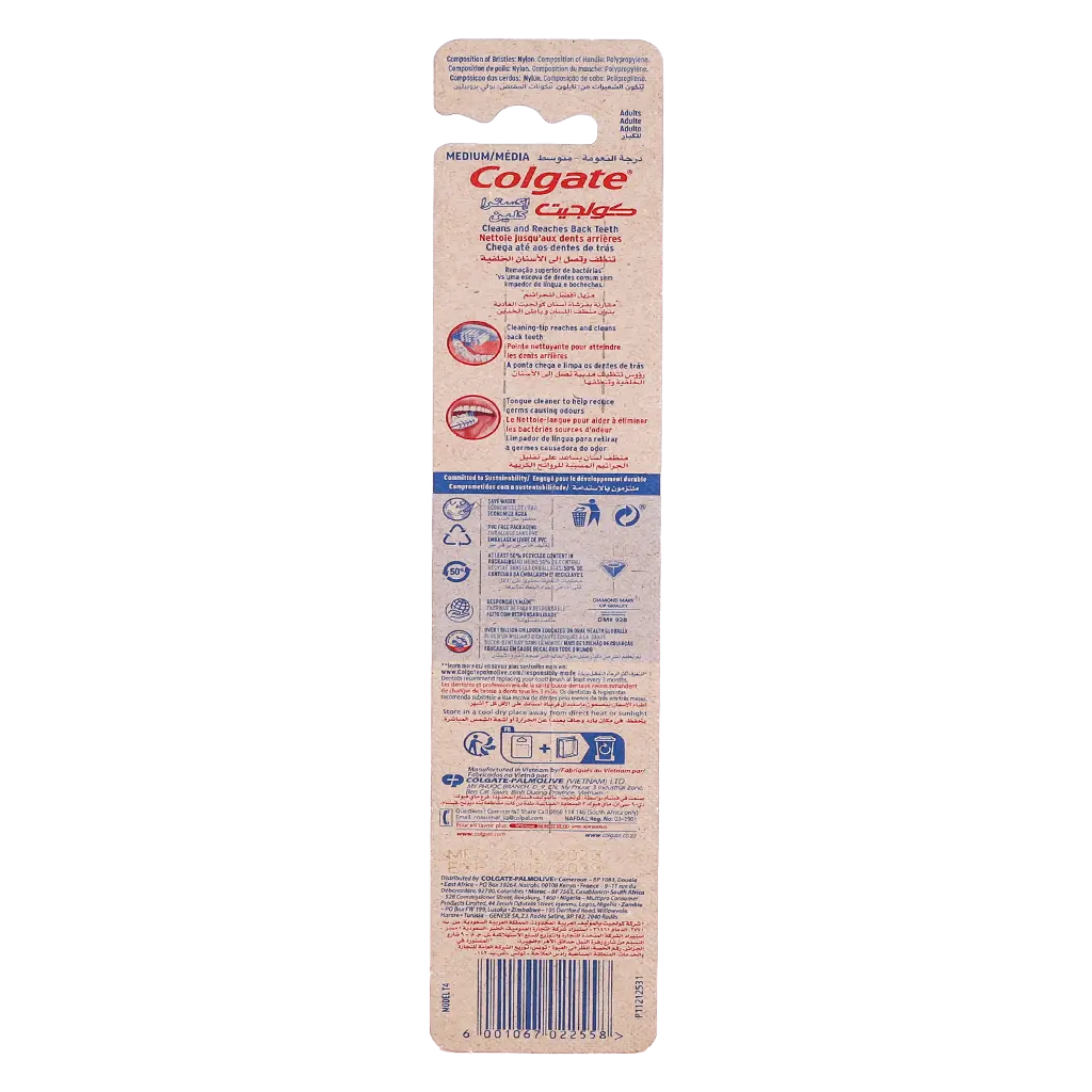 Colgate Extra Clean Medium Toothbrush   - view 2