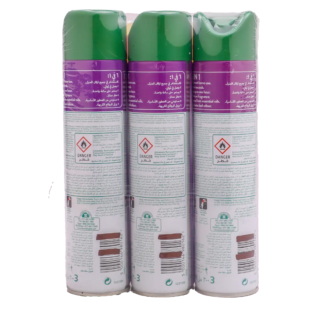 Air Wick Air Freshener Aerosol Lavender 300 ml 2+1 free - view 2