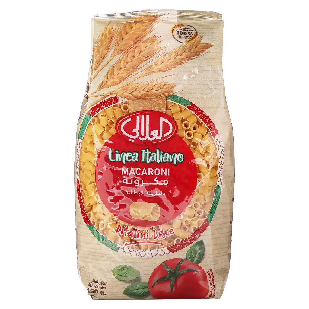 Alalali Italian Macaroni Ditalini 450 gm  - view 1