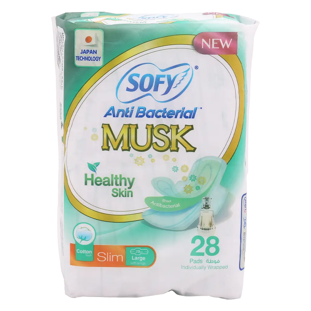 Sofy Anti-Bacterial With Musk Large 28 Pads - view 4