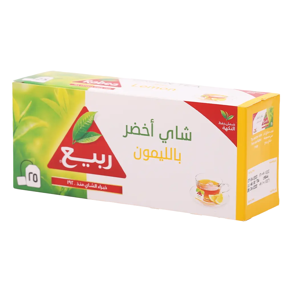 Rabea Naturally Green with Lemon 25 Teabags - view 2