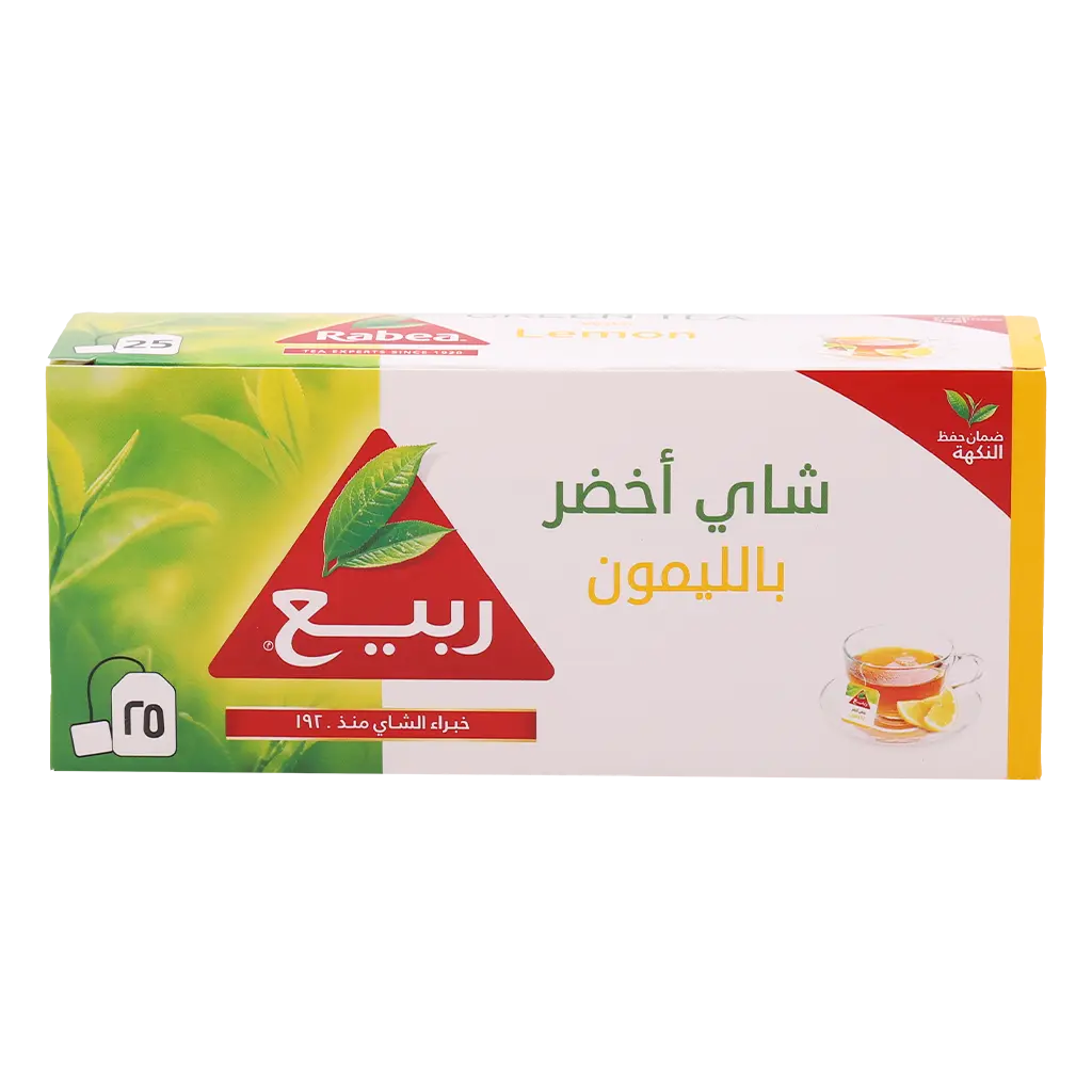 Rabea Naturally Green with Lemon 25 Teabags - view 3