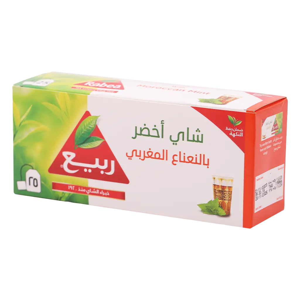 Rabea Naturally Green with Moroccan Mint 25 Teabags - view 2