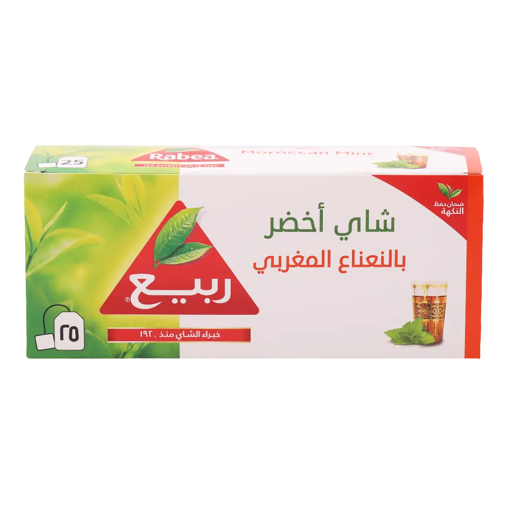 Rabea Naturally Green with Moroccan Mint 25 Teabags - view 3