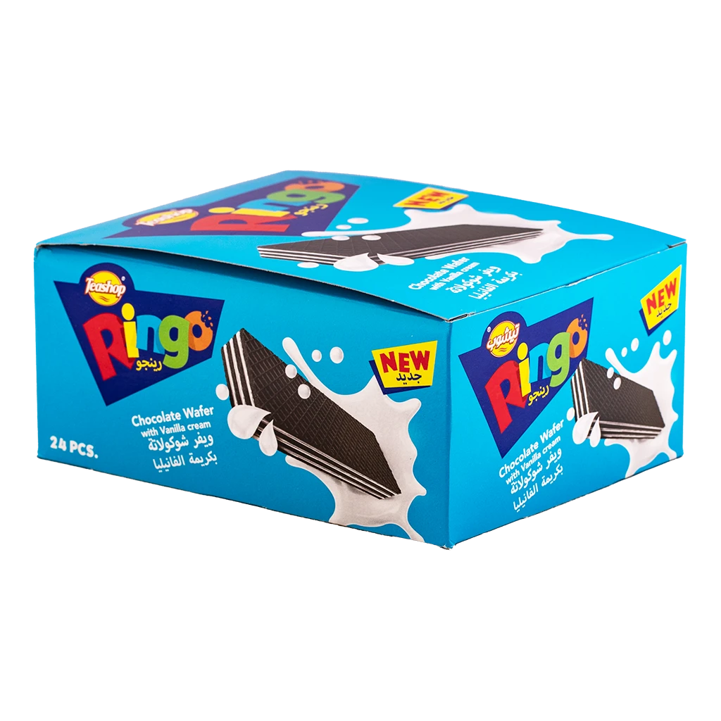 Teashop Ringo Cocoa Wafer Van Fill 24 Pcs 18 Gm