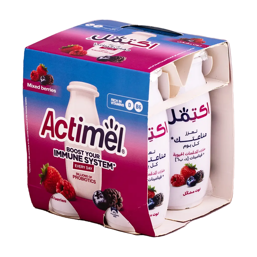 Actimel Laban Mixed Berries 4 pcs 93 ml - view 2