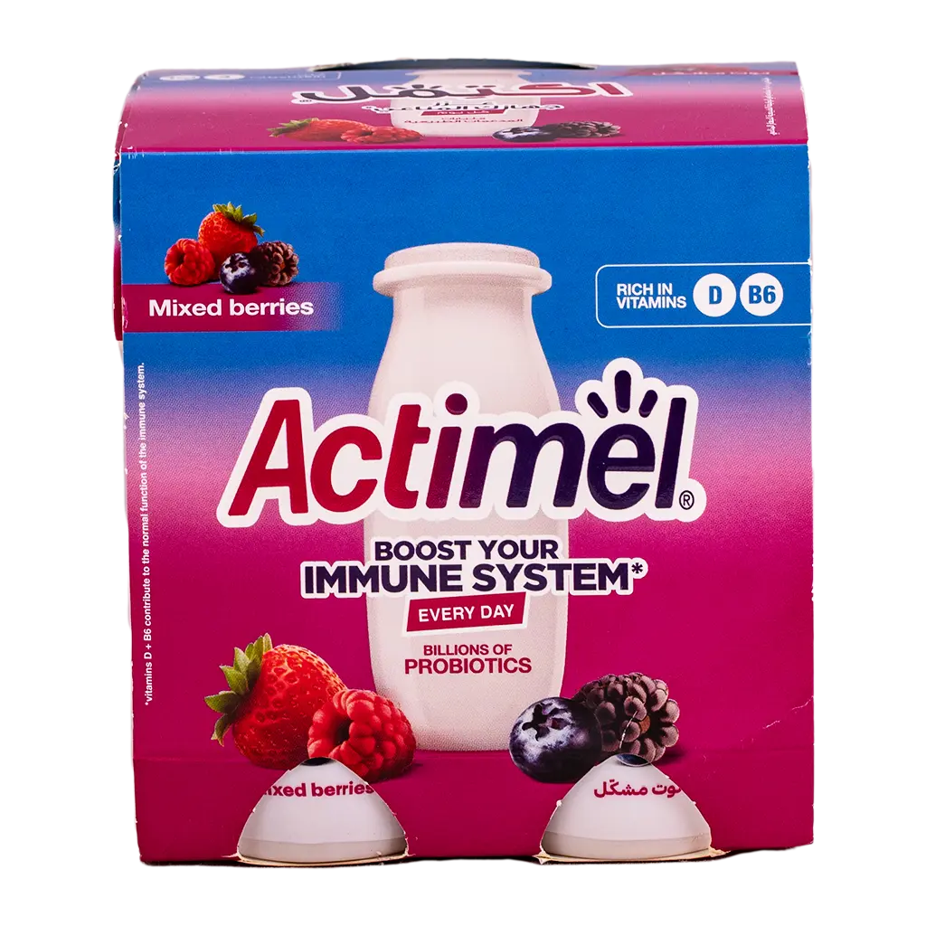 Actimel Laban Mixed Berries 4 pcs 93 ml - view 3