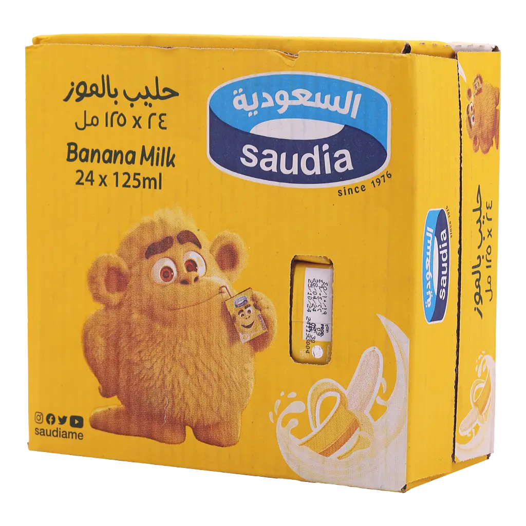 السعودية حليب بالموز 24 حبة 125 مل  - view 3