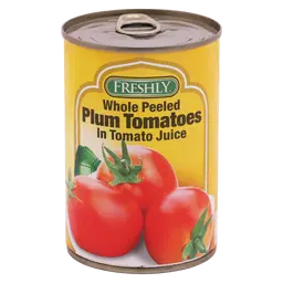 FreshlyTomato Whole Peeled 400 gm