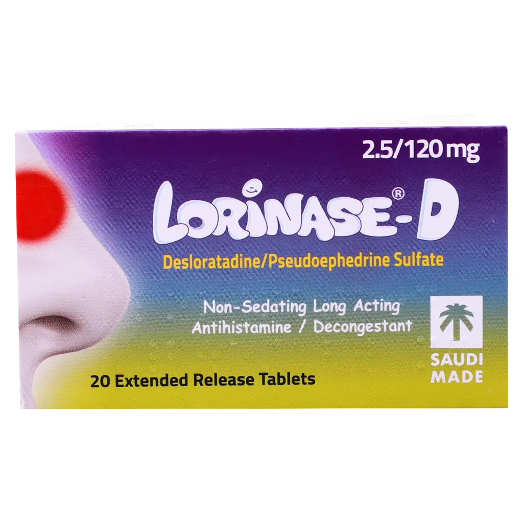 Lorinase - D 2.5/120 mg 20 Tablet - view 3