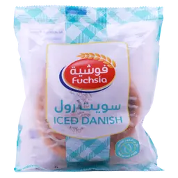 Fuchsia Iced Danish Buns 70 gm