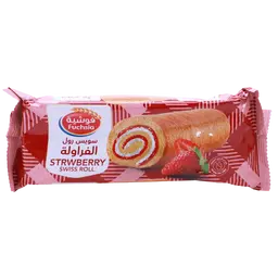 Fuchsia Jumbo Swiss Roll Strawberry 60 gm