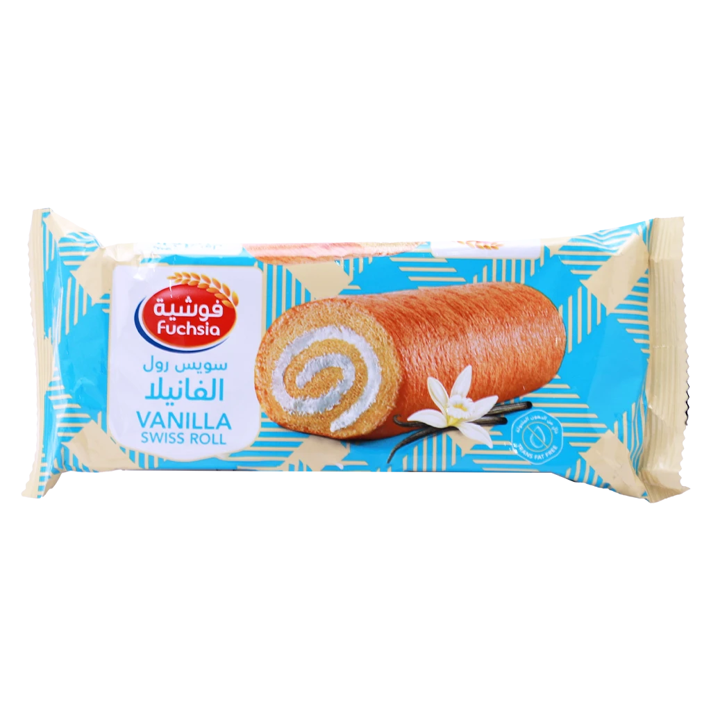 Fuchsia Jumbo Swiss Roll Vanilla 60 gm