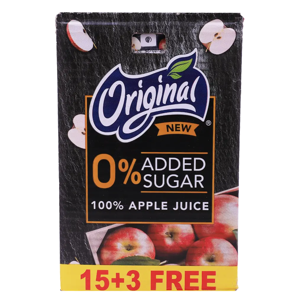 Original Apple Juice No Added Suger 15+3 pcs 200 ml - view 2