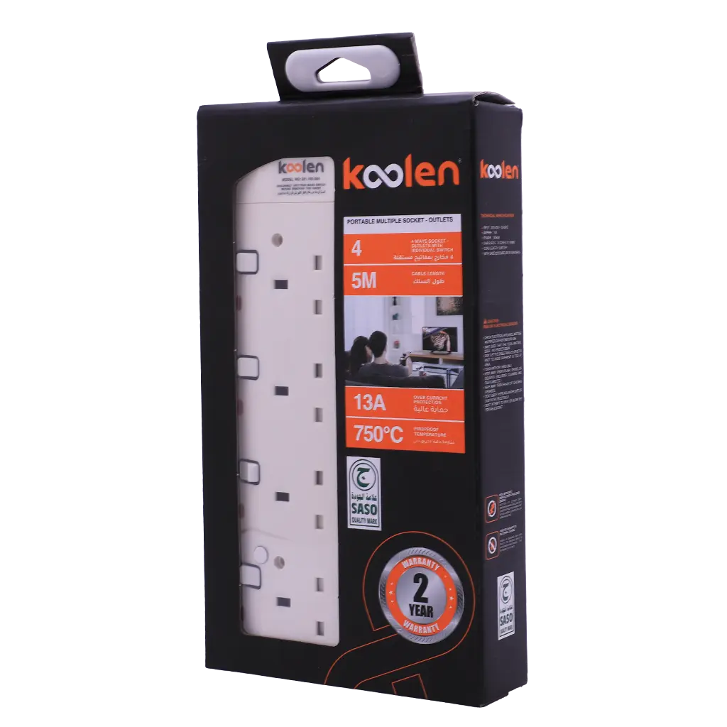 Koolen  Extension 4 Socket 5m 13A - view 2