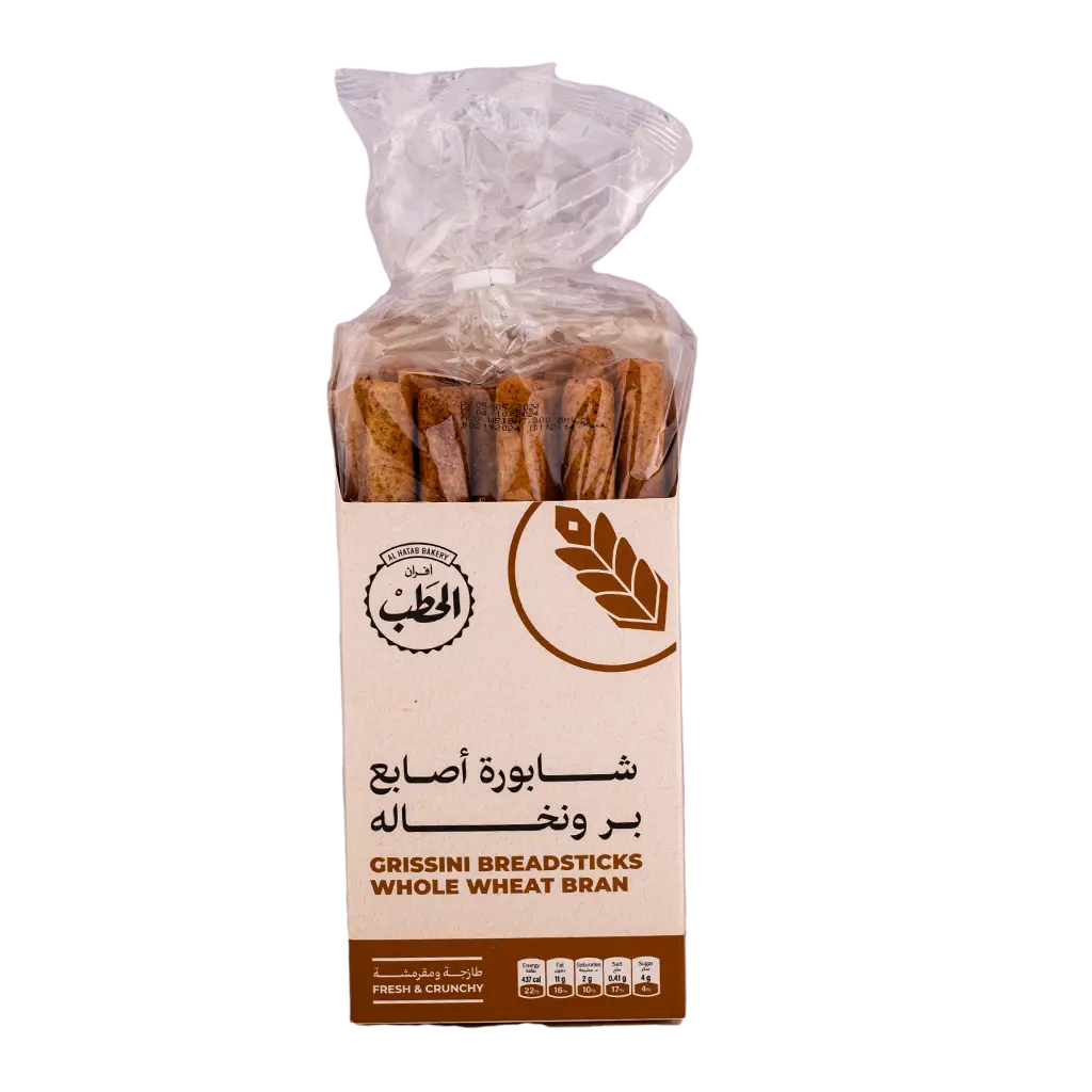Al Hatab Whole Wheat Bran Rusk 200 gm - view 2