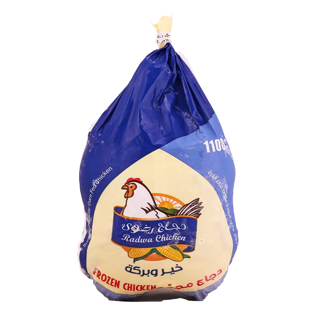 رضوى دجاج كامل مجمد 1100 جم