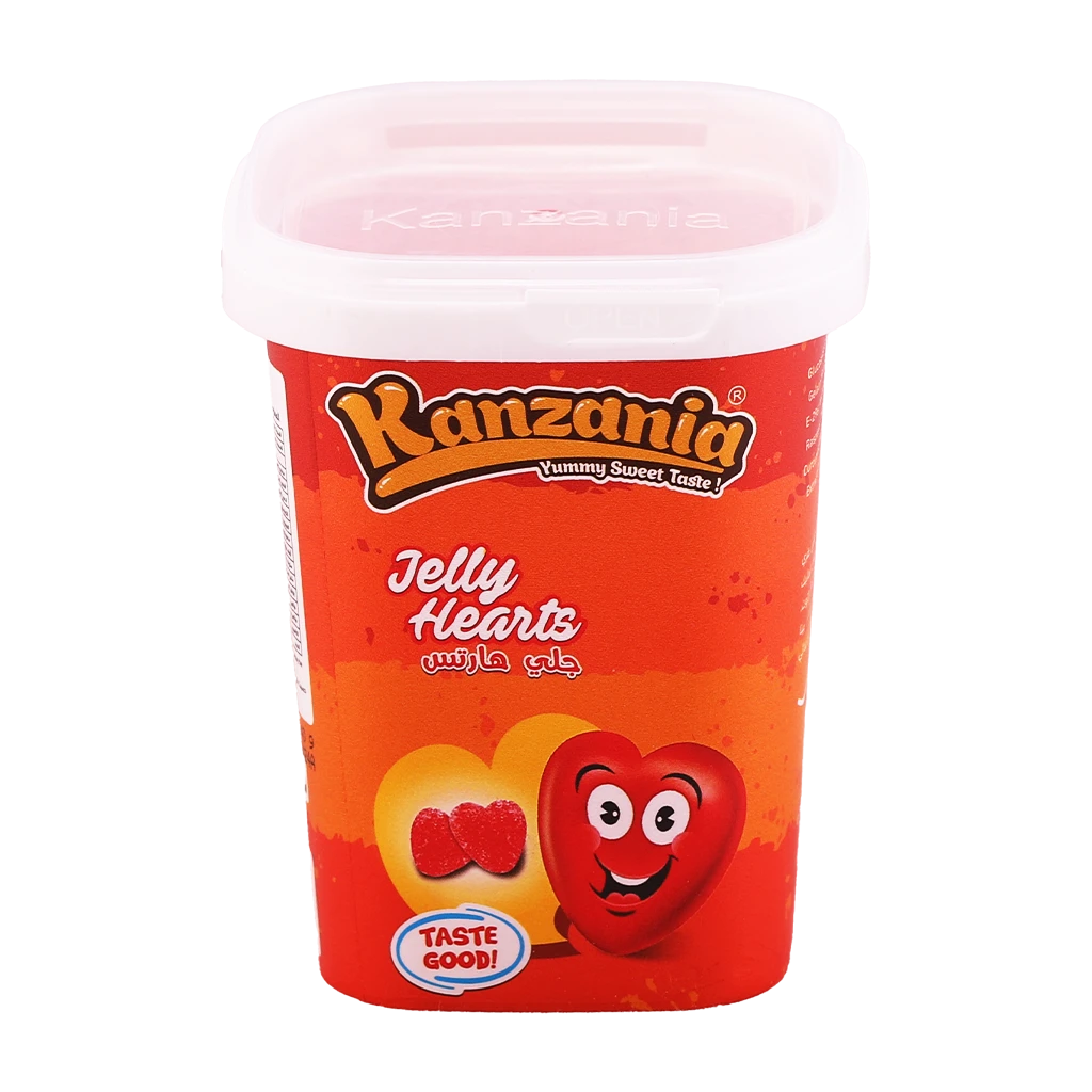 Kanzania Jelly Hearts Tubs 140 gm