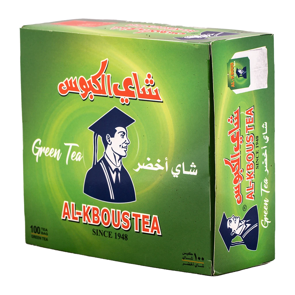 Al Kbous Green Tea 100 Bags