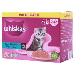 Whiskas Junior Tuna Wet Kitten 80g 12 pcs 