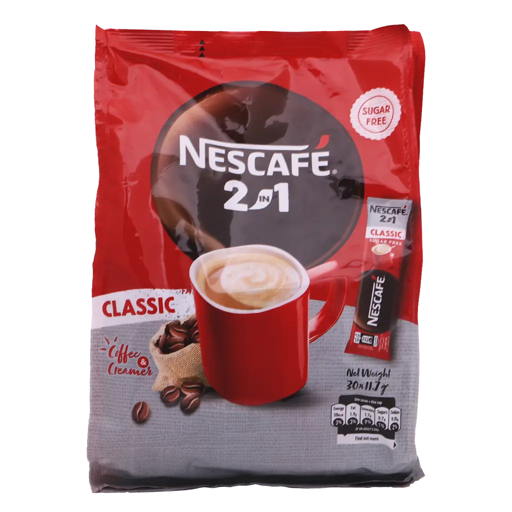 Nescafe 2 In 1 Instant Coffee Classic 11.7GmX30 - view 2