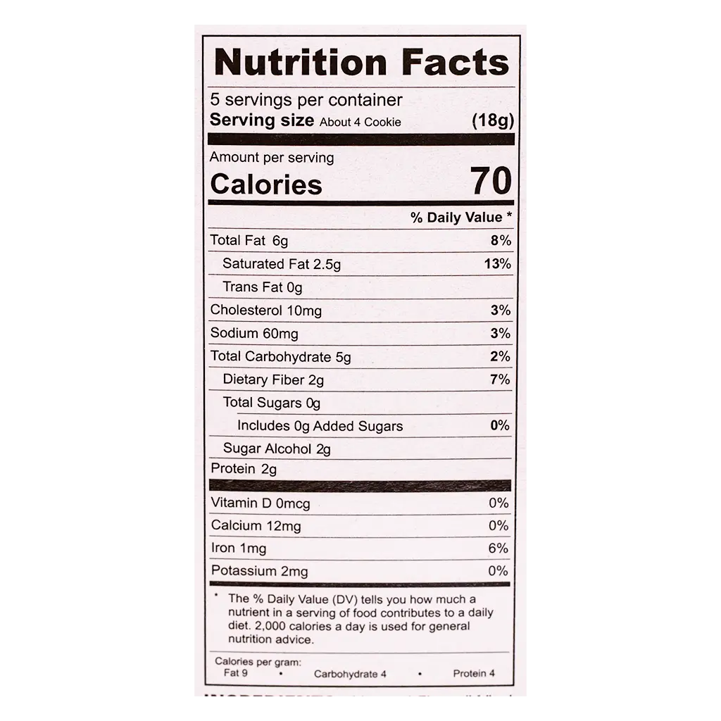Too Good Gourmet Keto Cinnamon And Anise Mini Cookies 142 gm - view 4