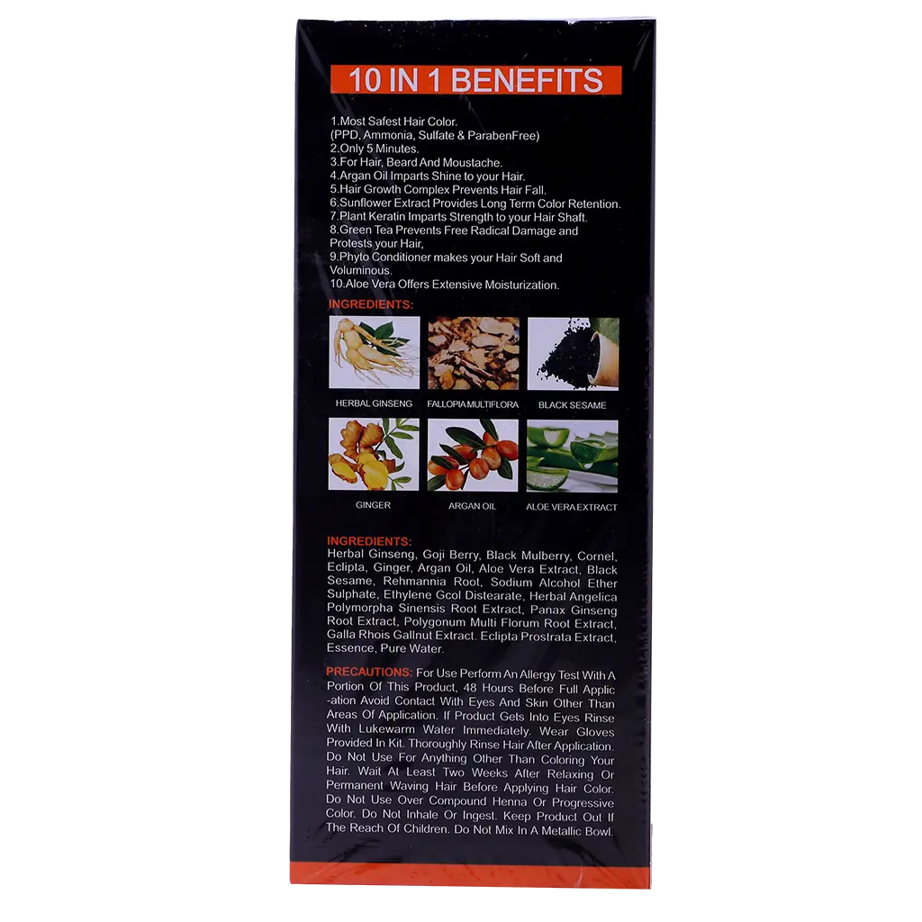 Argan Speedy Hair Color Shampoo Black 420ml - view 2