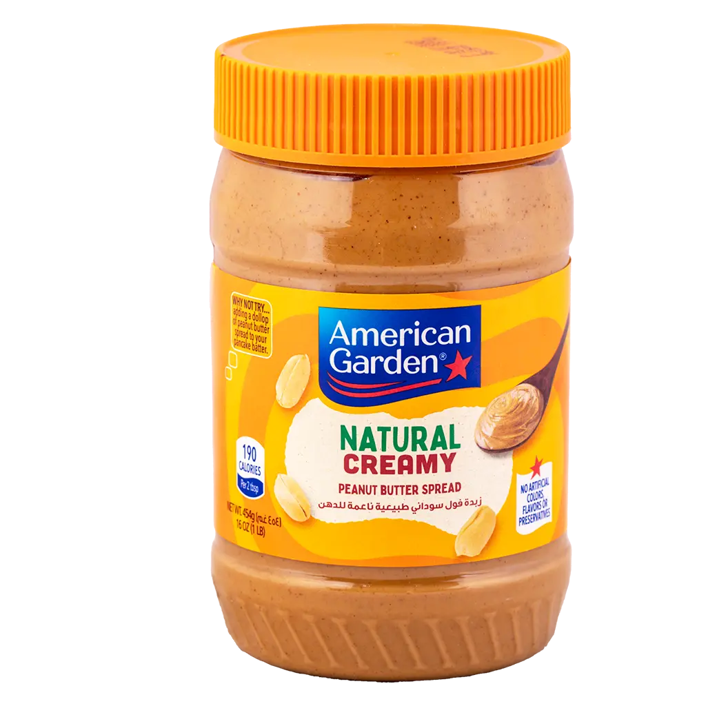 American Garden Natural Creamy Peanut Butter - No Stir 454 gm  - view 1