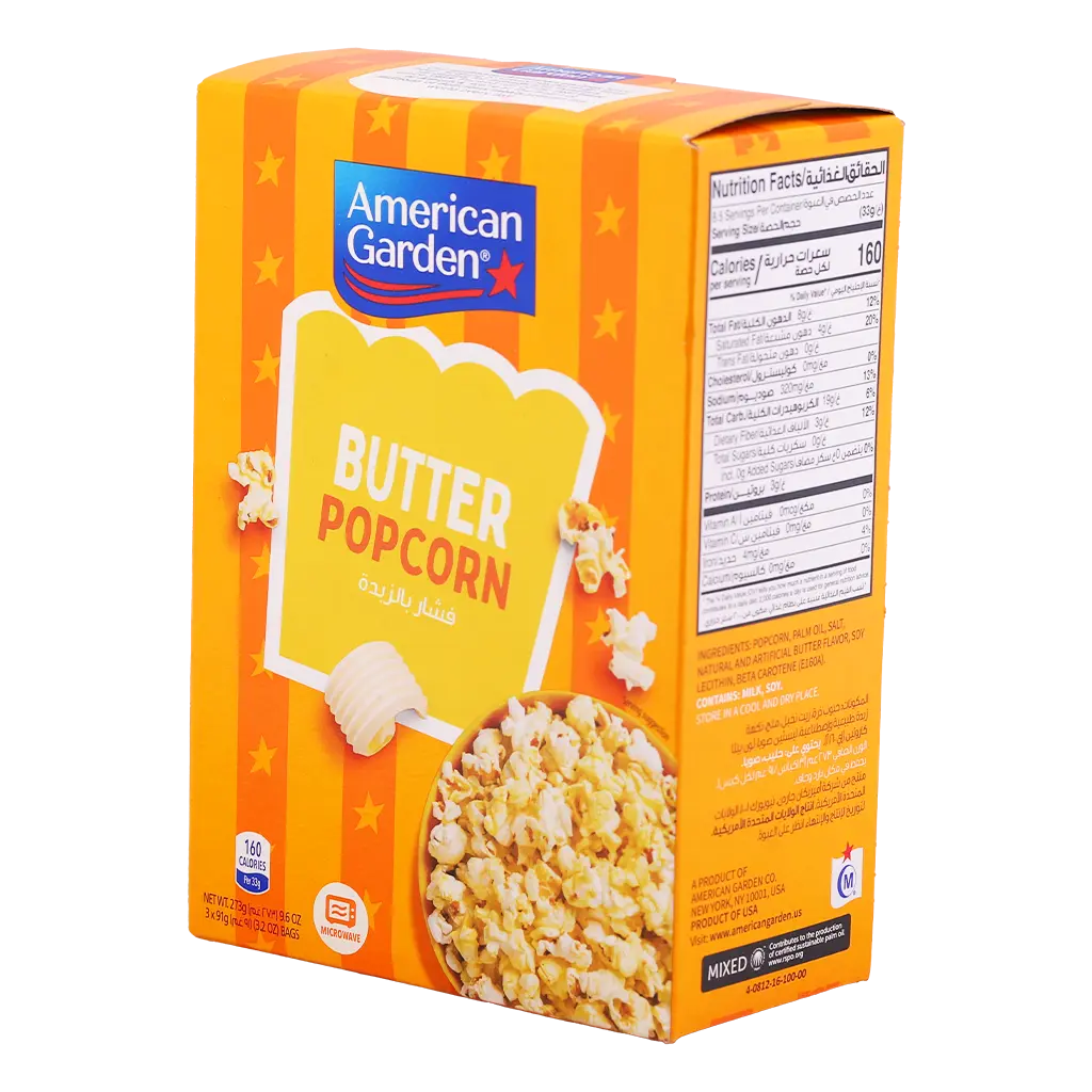 American Garden Microwave Popcorn Butter - view 1