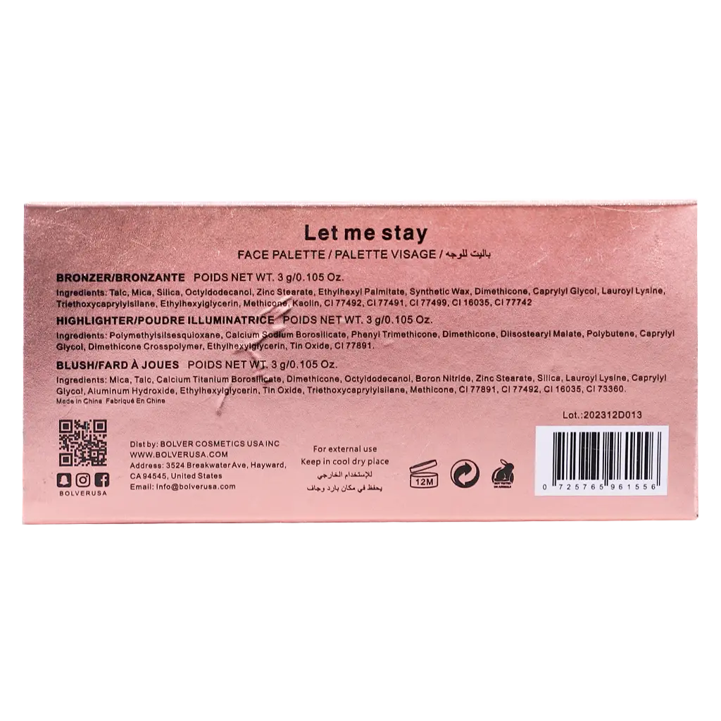 Bolver Face Palette Let Me Stay 02 - view 4