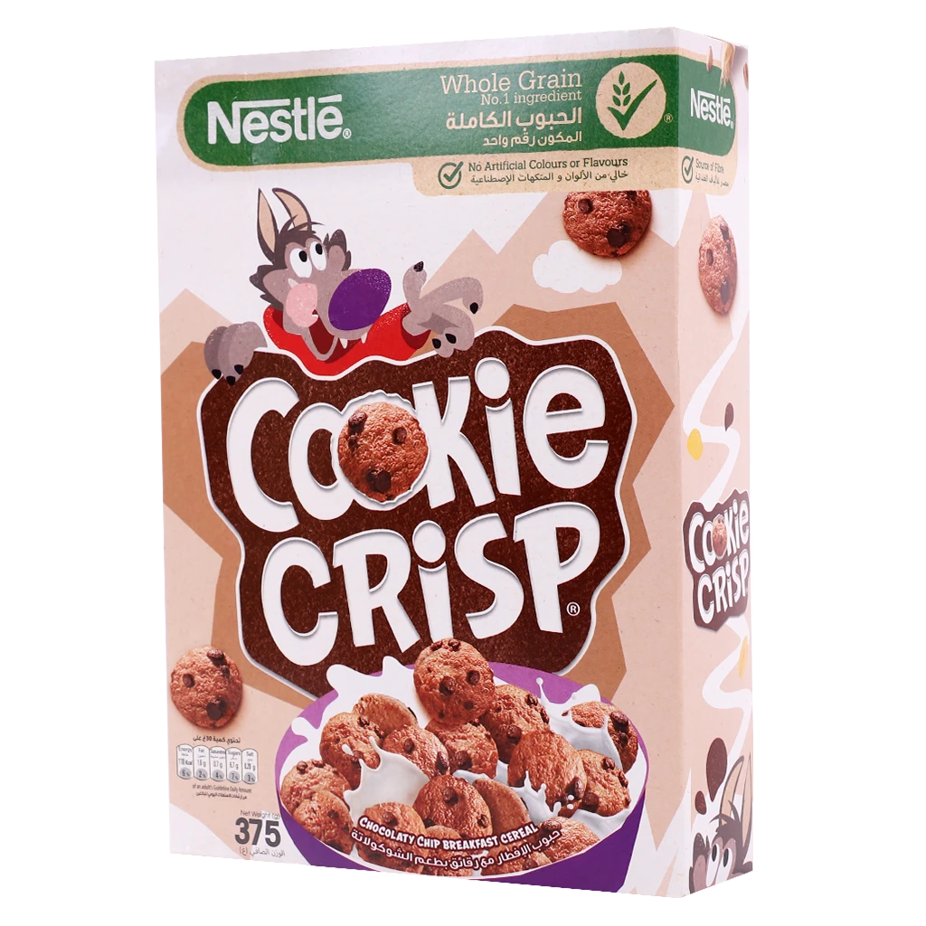 Cookie Crisp Chocolate Chip Breakfast Cereal 375 gr