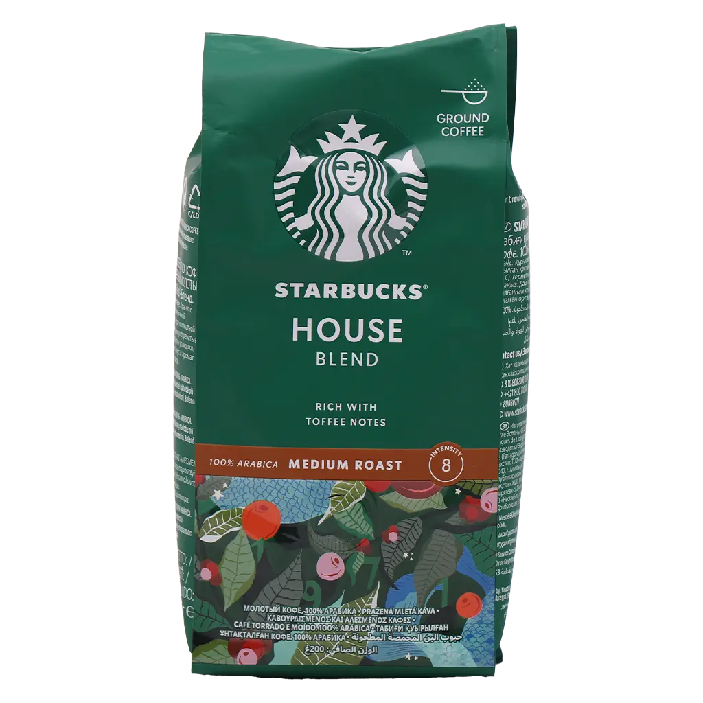 Starbucks House Blend Medium Roastground Coffee 200 gm - view 4