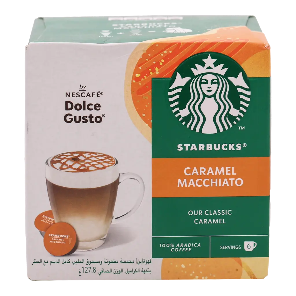 Starbucks Caramel Macchiato By Nescafe Dolcegusto Coffee 12 Capsules - view 2