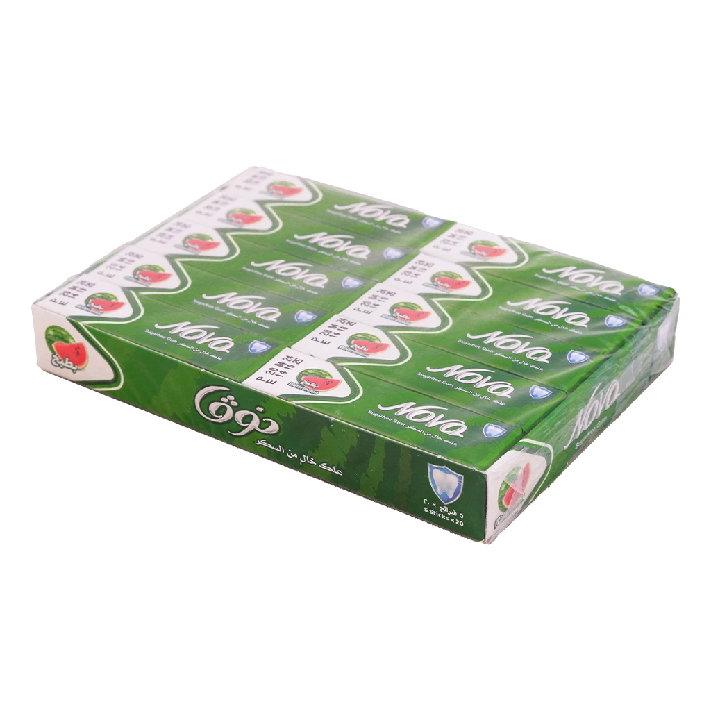 Nova Chewing Gum Water Melon 20 pcs 230 gm