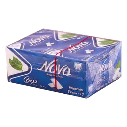 Nova Chewing Gum Blister Peppermint 10 pcs 112 gm