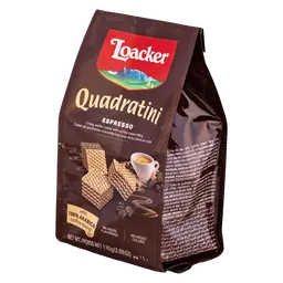 Loacker Quadratini Wafer With Espresso 110 gm