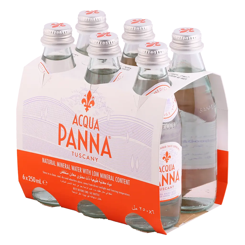 Acqua Panna Natural Mineral Water Glass 6 pcs 250 ml - view 1
