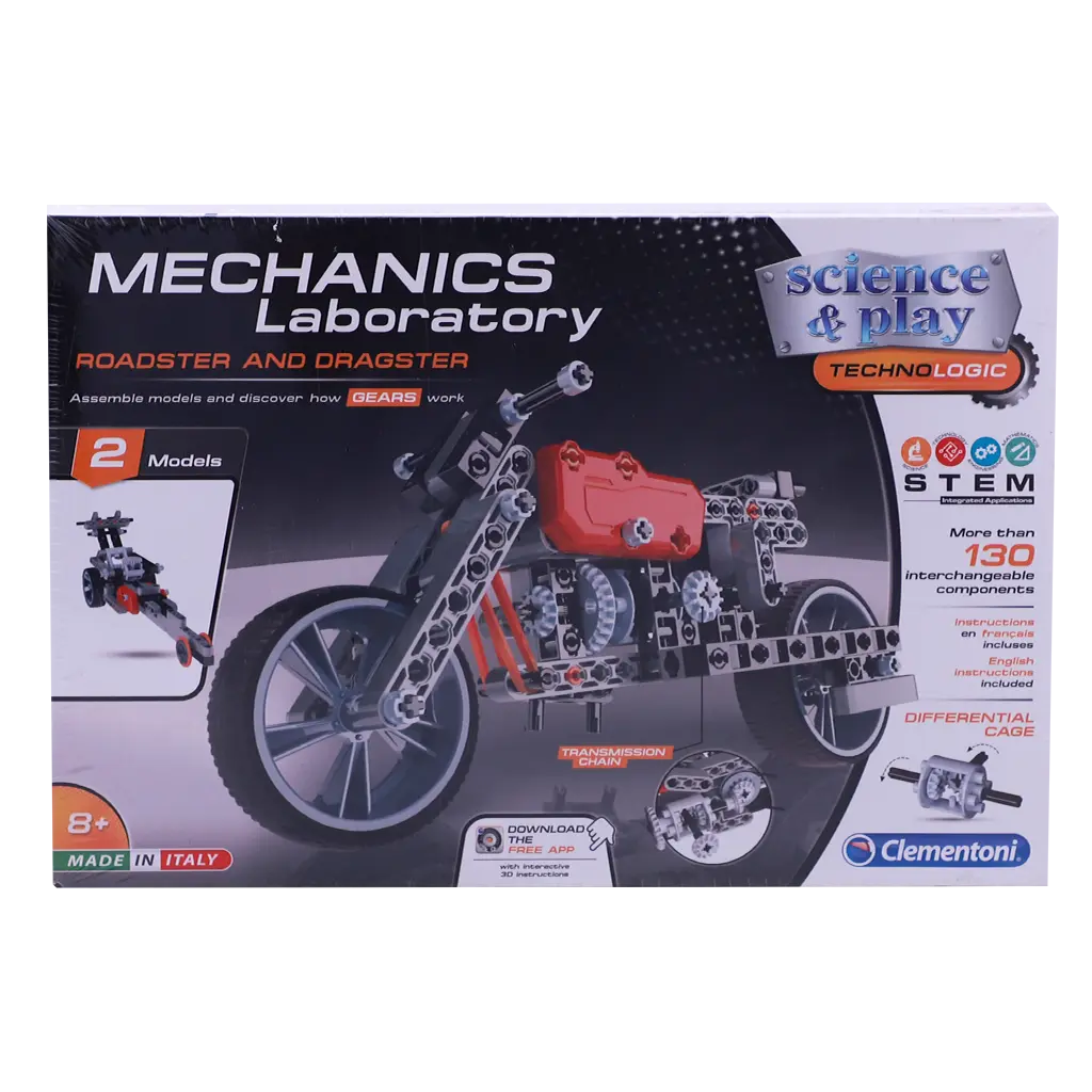 Clementoni Dragstar Bike Building Game - view 2
