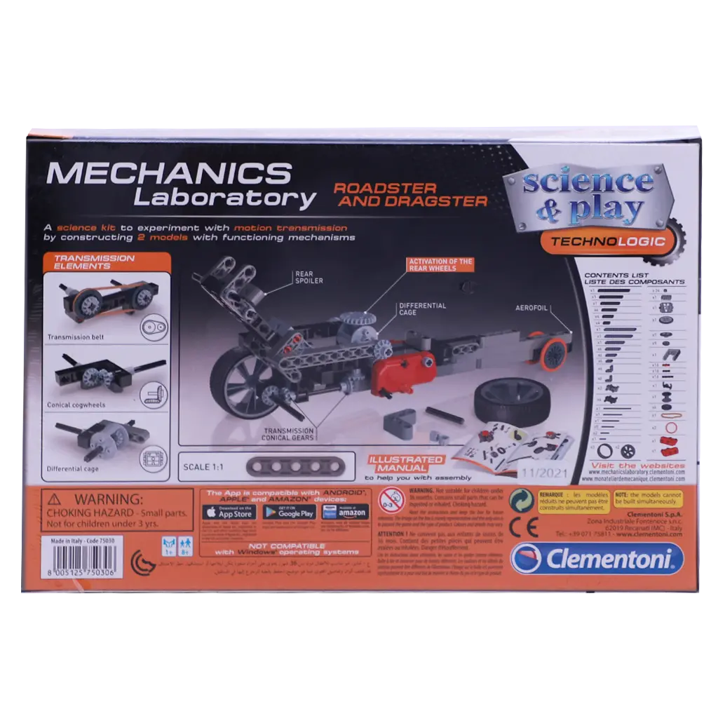 Clementoni Dragstar Bike Building Game - view 3