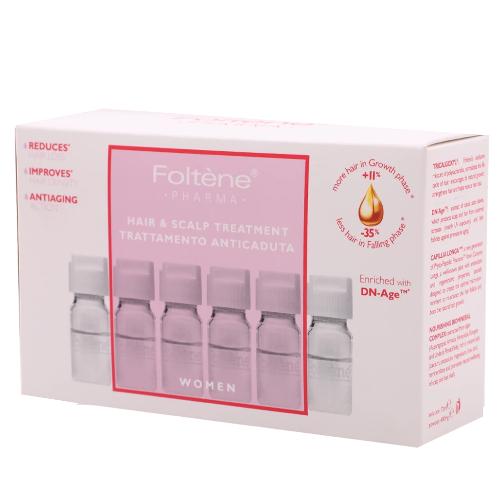 Foltene Hair Loss Treatment Ampoules For Women 12 Amp * 6 ml