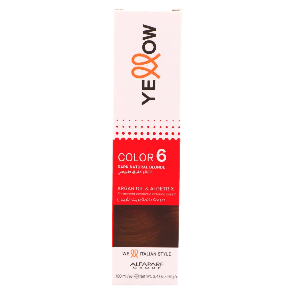Yellow Color Permanent 6.0 Dark Natural Blonde 100 ml  - view 2