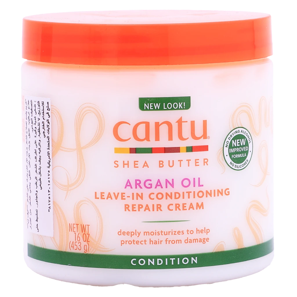 Cantu Argan Oil Leave-In Conditioning Repair Cream 453 gm