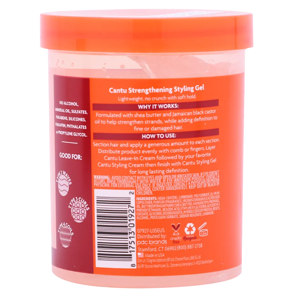 Cantu Jamaican Castor Oil Max Hold Styling Gel 524 gr - view 2