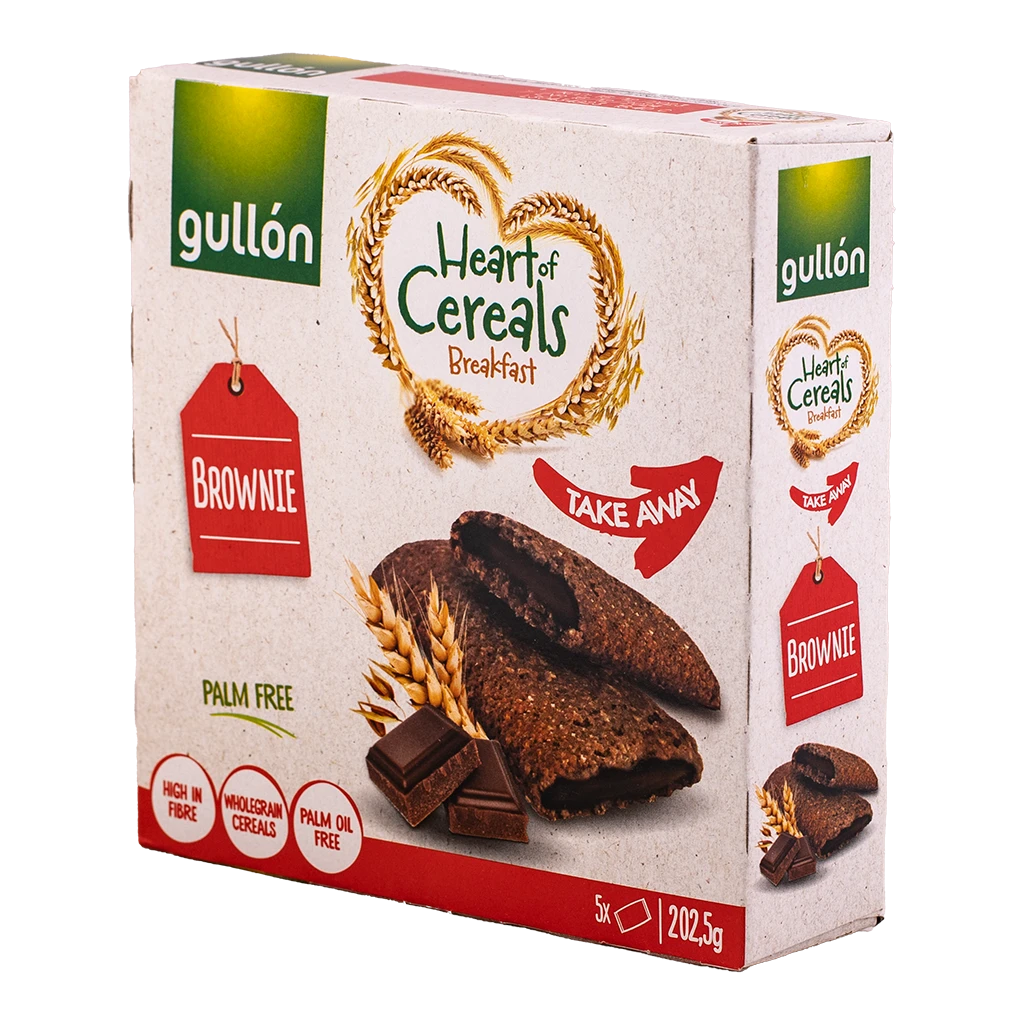 Gullon Bar Brownie Filling 202.5G